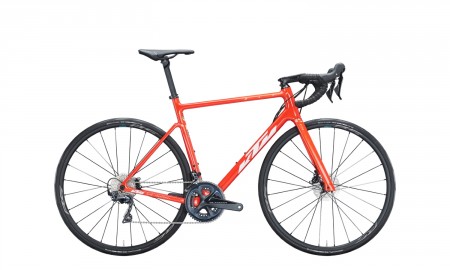 Vélo route Ktm Revelator Alto Elite orange blanc 2021